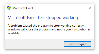 excel is not opening in windows 10