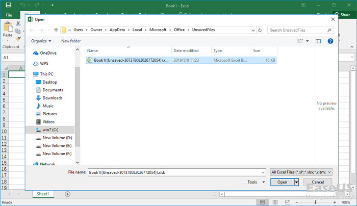Recover Lost Data From Excel Temp Files 2