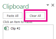 clear clipboard in excel 3