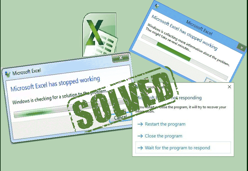  How To Fix Excel Not Responding Error