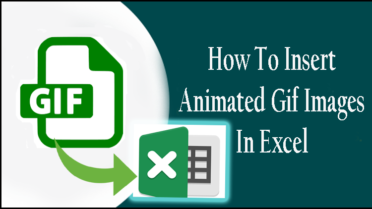 How To Insert Animated GIF Images In Excel 2007/2010/2013/2016