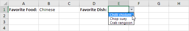 Dependent Drop-down Lists 8
