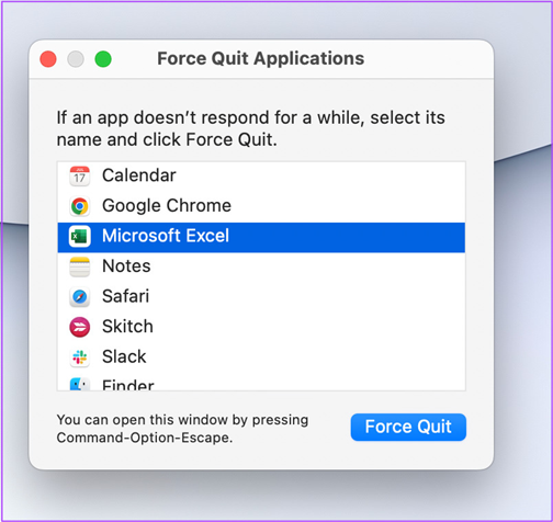 Can’t Open the Application “Microsoft Excel”