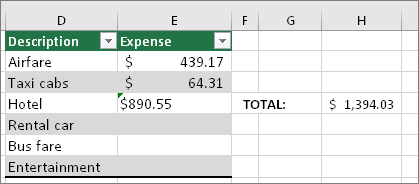 Set Filter in Excel