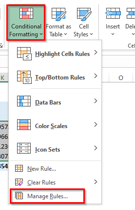 Conditional Formatting