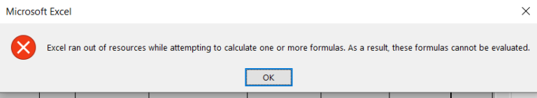8 Revolutionary Tips: Fix ‘Excel Ran Out of Resources While Attempting ...