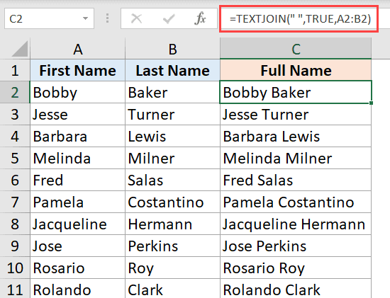 TEXTJOIN-formula-to-combine-first-and-last-name
